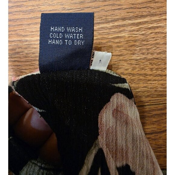 Hibiscus Collection Hawaii Dress One Size Lightweight 100% Rayon Tropical Floral - Picture 8 of 11